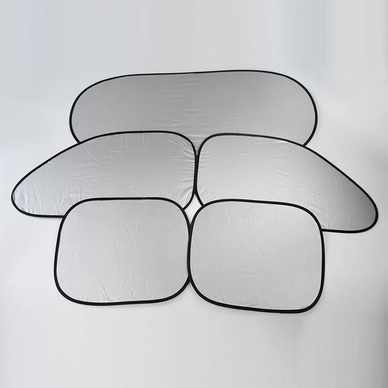 6-Piece Car Sunshade Set: Front, Rear & Side Window Sun Visors with Suction Cups for Interior Sun Protection & Heat Insulation.