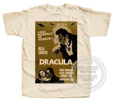 Dracula Bela Lugosi Poster T-SHIRT Tee Ver5 Natur Vintage alle Größen S bis 5XL