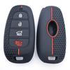 New Silicone Key Fob Cover Case Protect Skin Hood For Hyundai Tucson Solaris Sonata Hybrid Nexo Nx4 Santafe Dn8