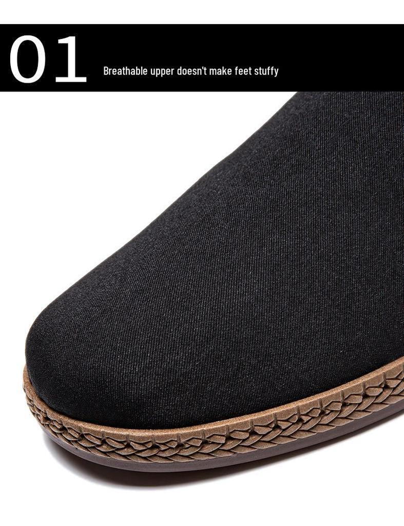 Pantofi slip-on pentru bărbați 2025 cu branț magnetic vibrator respirabil