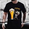 Men T Shirt Short Sleeve Tops Skeleton Enjoying FRIDAY Tees Men TShirt Finally Friday for Beer Lovers Male Clothes Oversized Tee