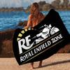 R-Royal E-Enfield Logo Anime Beach Swimming Towel Soft Absorbent Washcloth Children's Gifts For Kids Travel Camping Gym