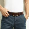 Men's Genuine Leather Cowhide Belt - Retro, Versatile, Trendy Korean Style for Casual Wear