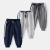Spring and Autumn Korean Style Children's Clothing Boys' Drawstring Thick Sweatpants Jogger Pants for Young Children