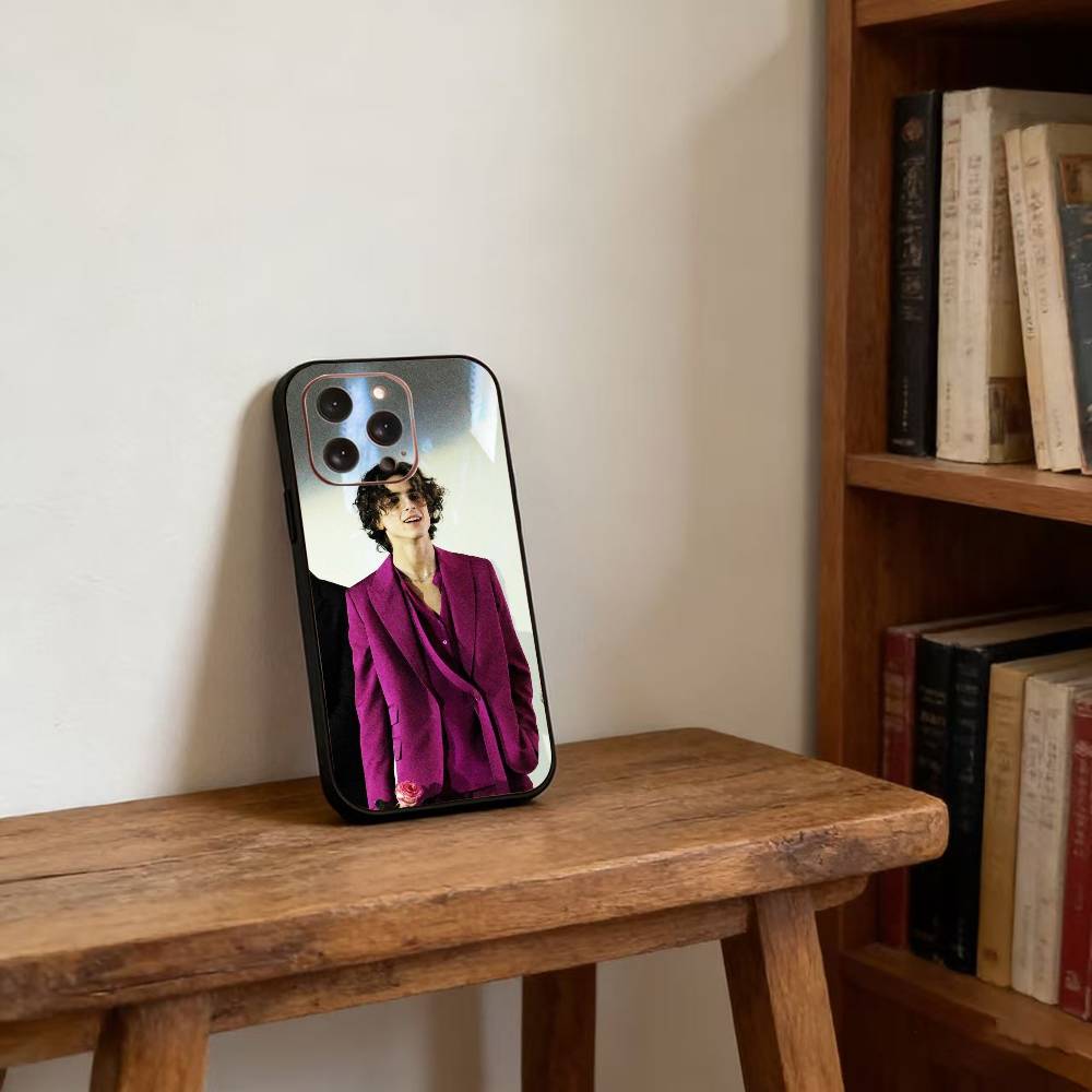 T-Timothee Chalamet Phone Case Silicone Soft For IPhone 17 16 15 14 13 12 11 X XR Plus Pro Max Plus