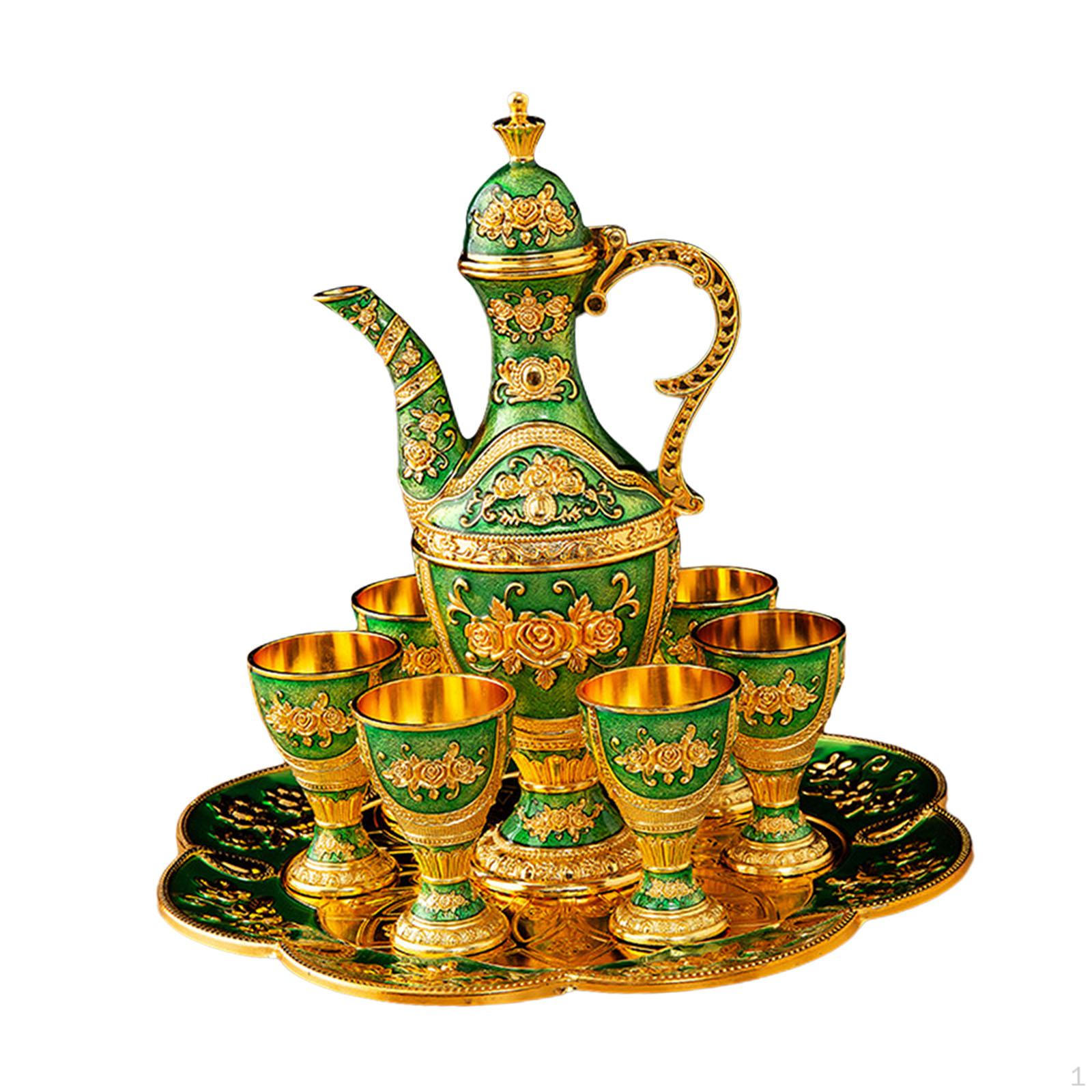 

Wine Pot and Teapot Set for Elegant Gatherings зелений