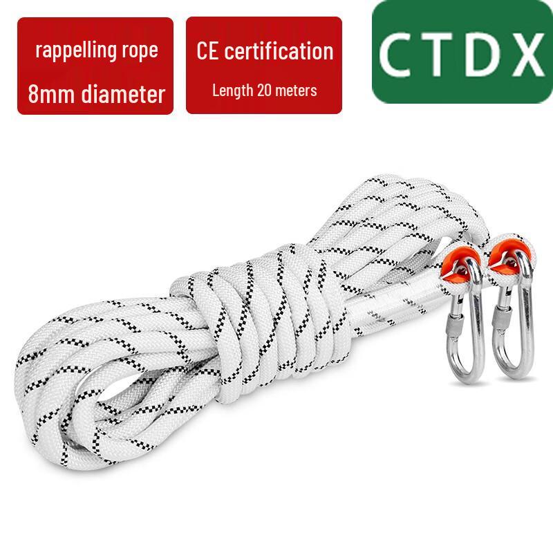 CTDX 8mm Static Safety Climbing Rope