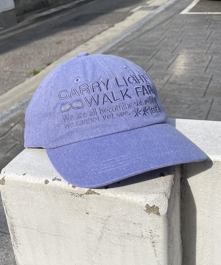 Beollunpeulenjeu Carry Light Walk Far Pigment Ball Cap Light Purple