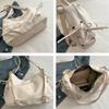 Large Capacity Women's Totes Handbags Soft Bowknot Crossbody Bag Single Shoulder Bag  Girls