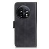 For OnePlus 11 5G Phone Cover Magnetic Wallet Foldable Stand Anti-dust Cowhide Texture PU Leather Case