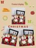 2024 Christmas Reindeer Scarf & Holiday Figurine Gift