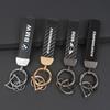 Leather Car Logo Key Chain Keyring Auto Interiors Accessories For BMW 50th Anniversary E46 E90 E60 F30 F10 E39 E36 F20 G20 G30 ulcr72