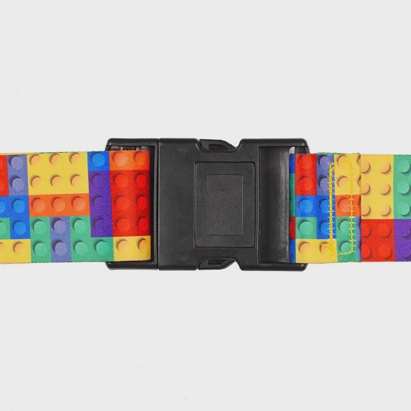 Polyester Luggage & Trolley Case Belt – Portable One-Piece Suitcase Strap
