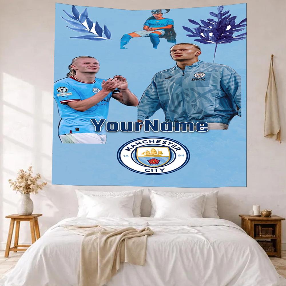Haaland Custom Your Name Wall Decor Tapestry Art For Pet Memorial Birthdaywedding Party Backdrop Family Gift