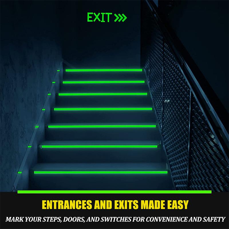 3M/5M Self-adhesive Luminous Tape Night Vision Glow Stickers DIY Home Decoration Warning Fluorescent Safety Tapes for PartyPinstriping Tape 3