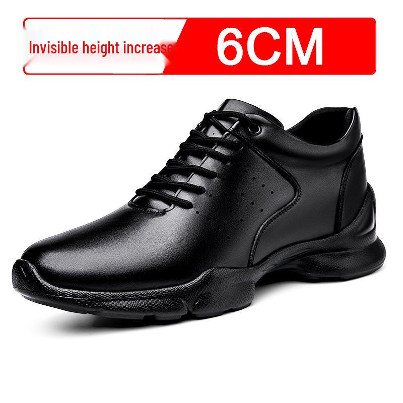 Spring Men s 8CM Height-Boosting Shoes: Trendy, Comfortable Thick Sole Sports & Casual Board Shoes 36