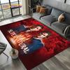 Tappeto Tappeto 3D SPN Supernatural Sign Dean Sam per Soggiorno Camera da Letto Casa Decorazione Divano, Tappeto Area Giochi Bambini Tappetino Antiscivolo