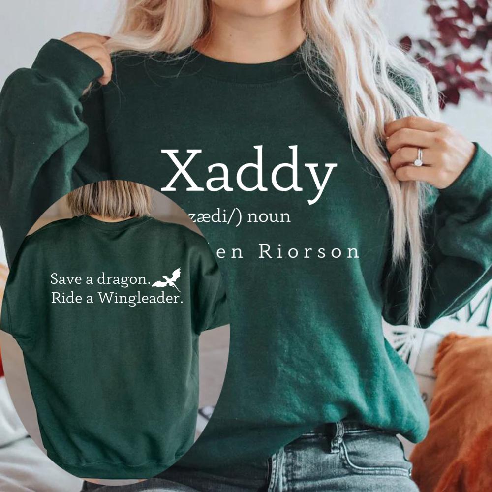 

Рубашка Xaddy Толстовка Xaden Fourth Wing Iron Flame Свитер Xaden Basgiath War College Унисекс Толстовка Rider Hoodie Уличная одежда M темно-зеленого