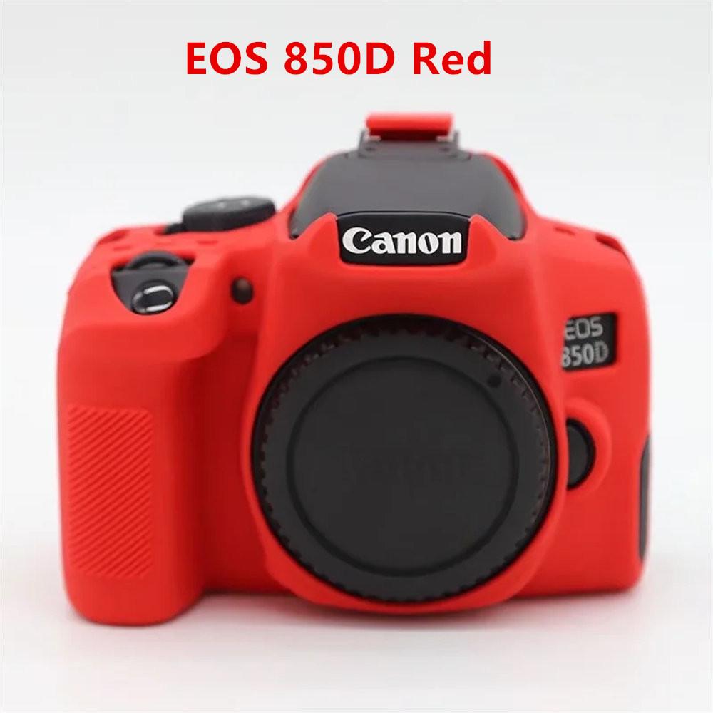 Soft Silicone Armor Camera Body Case For Canon EOS 750D 80D 800D 850D 1300D 1500D 200D 200D II Protective Skin Cover