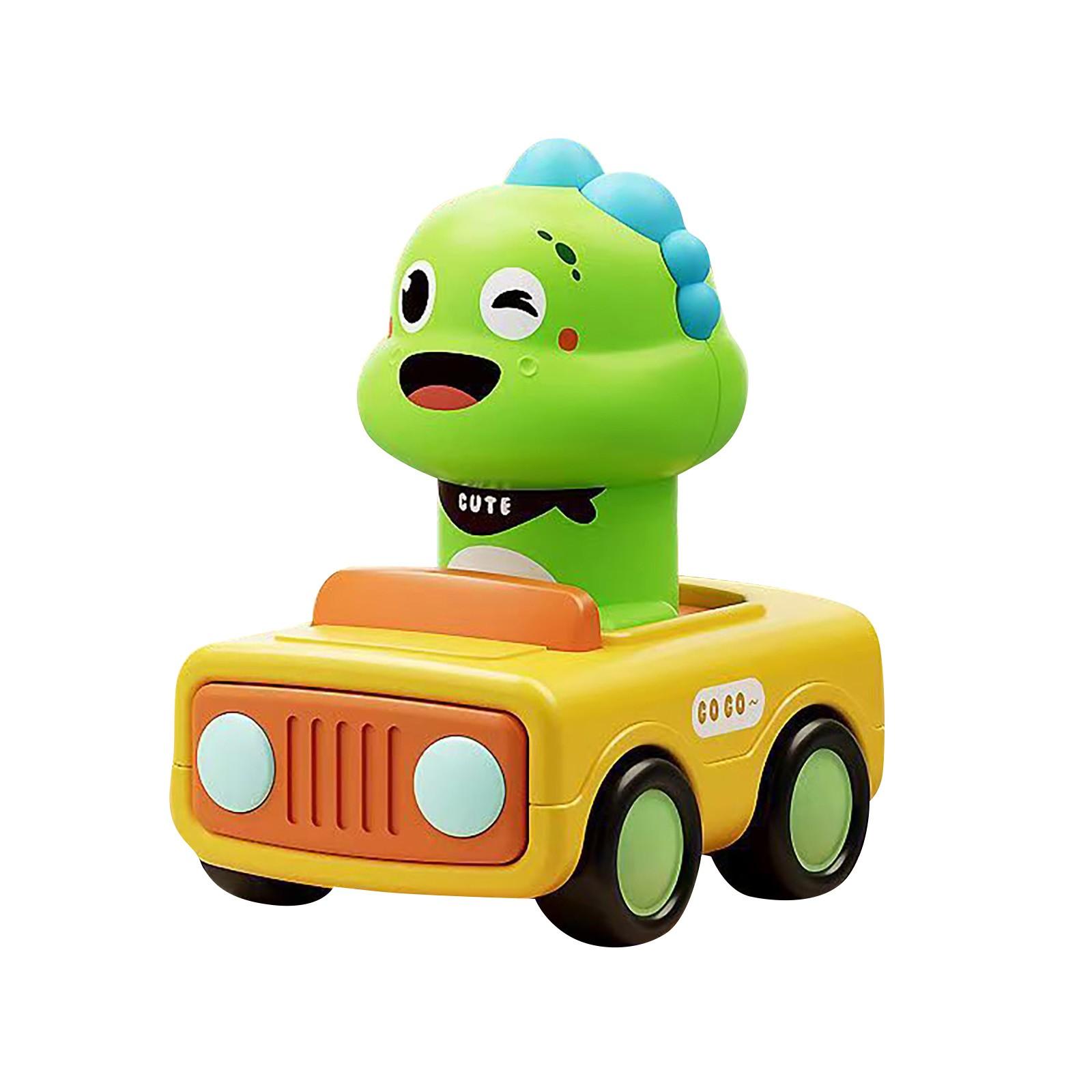 

Игрушки для машинок-динозавров для малышей в возрасте от 1 до 3 лет, гоночные машинки для малышей-животных, наборы игрушечных машинок для малышей One Size зелёный