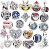 Multiple Series Pendants Compatible with Original European Silver Jewelry for DIY Unique Fine Bracelet Gift
