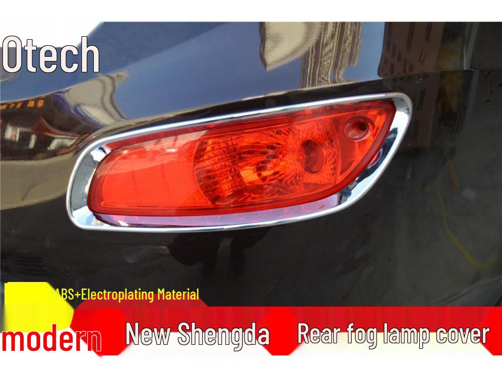 10-12 Hyundai Santa Fe Headlight Frame & Taillight Cover with Fog Lights