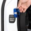 Blue Steel Car Door Lock Protective Cover Prevent Move For Corvette C8 -25