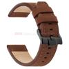 Vintage Matte Genuine Leather Watch Band for Omega for Rolex 18/20/22/24mm Black Brown Thick Straps Stitching Cowhide Wrist Belt