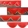 3M Wedding Background Curtain Swag Xmas Event Party Valance Curtain Drape Panel Wedding Backdrop Stage Background Decor
