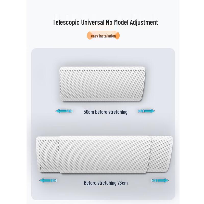 Shixun Retractable Ceiling AC Wind Deflector with Filter