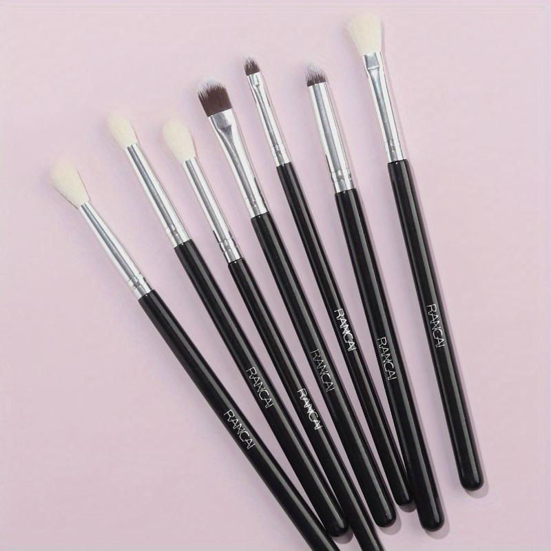 7pcs Eye Makeup Brush Set Including Eyeshadow Brush, Blending Brush and Detail Brush