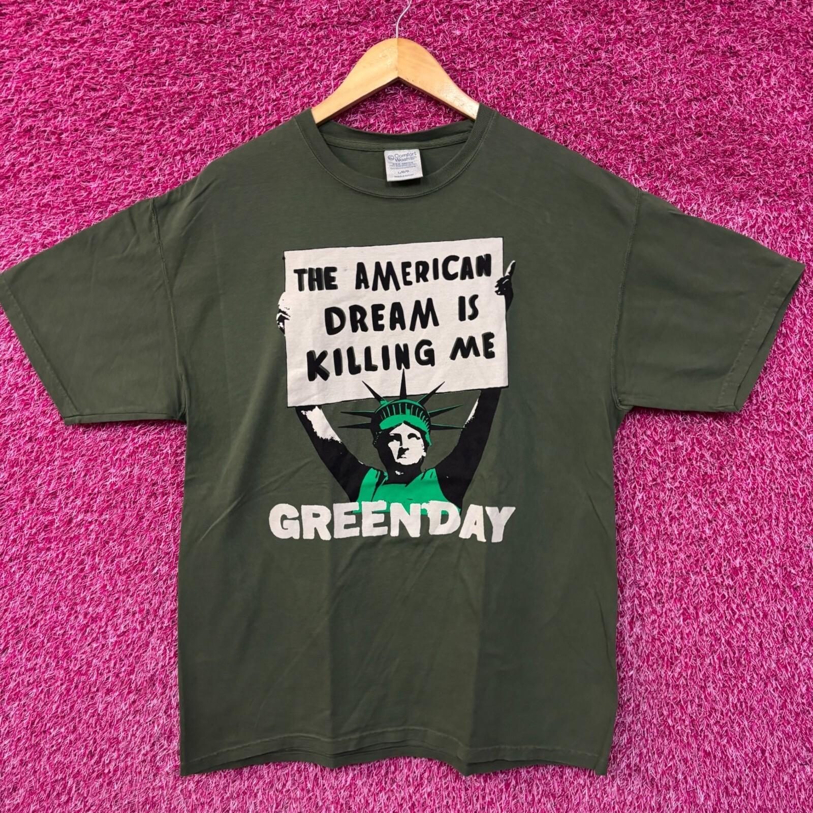 Green Day американская мечта убивает меня рок-футболка 3XL