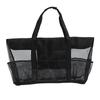 Summer Large Capacity Mesh Beach Bag For Towels 8 Pockets Durable Beach Bag For Toys Waterproof Underwear Pocket Beach Tote Bag