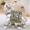 Handmade Elephant Statue Durable Resin Ornament Animal Sculpture Symbolizing Prosperity And Fortune