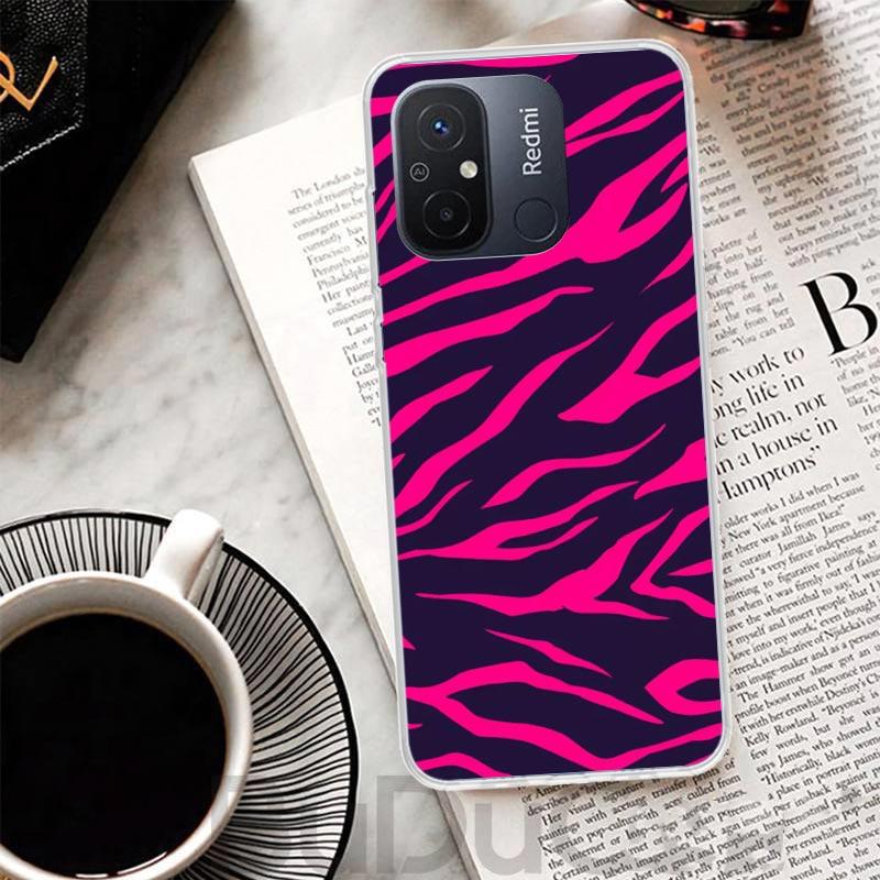 Zebra Stripe Print Cover For Xiaomi Redmi 12 12C 10 10C 9 9C 9T 9A Phone Case 10A 8A 8 7A 7 6A 6 Pro K60 K20 K40 S2 Print Coque