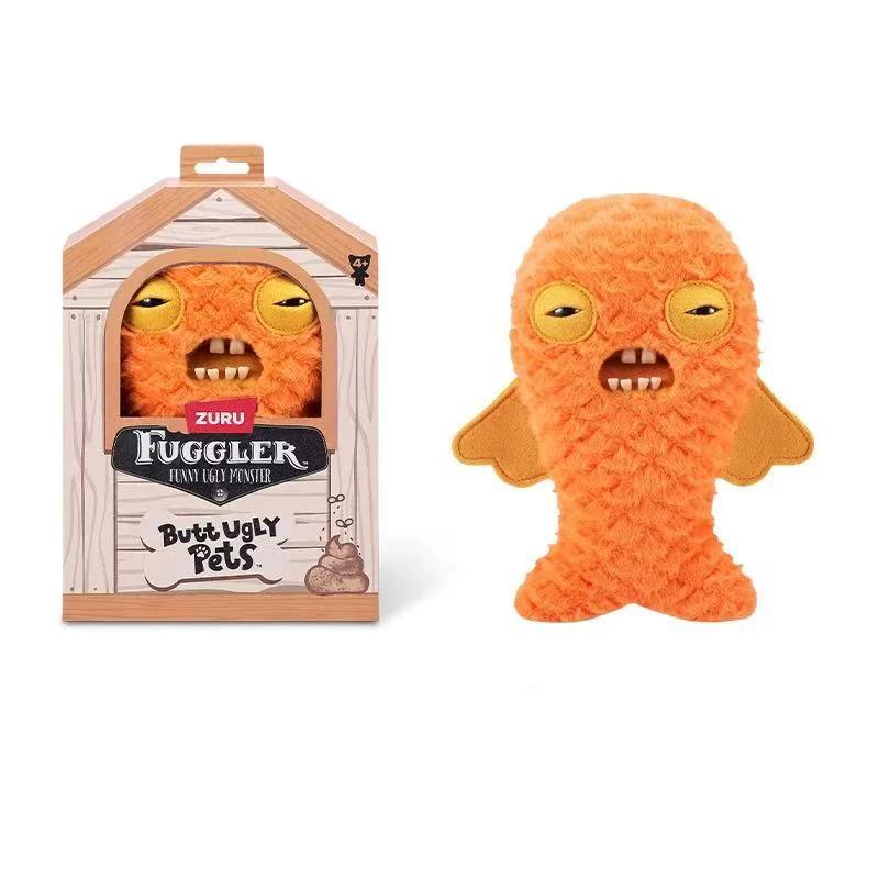 Fuggler Hässliche Zähne Monster Plüschtiere Kawaii Katzenpuppen Lustige Po Haustiere Weiches Kuscheltier Dekoration Halloween Geschenke