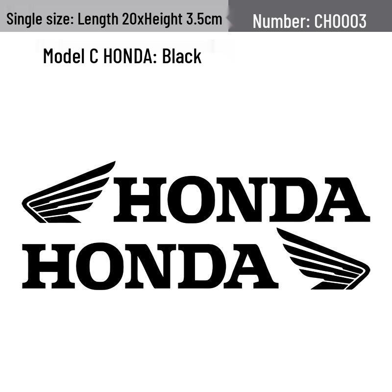 Honda Wings Motorcycle Decals - Girly Cute Laser-Modified Stickers for Electric Bikes