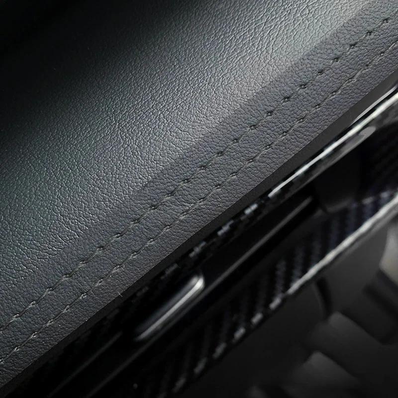 

Universal Car Interior Moulding Trim Self-adhesive Dashboard Leather Decorative Line Red Blue DIY Braid Strip Car Decoration 2M чёрный