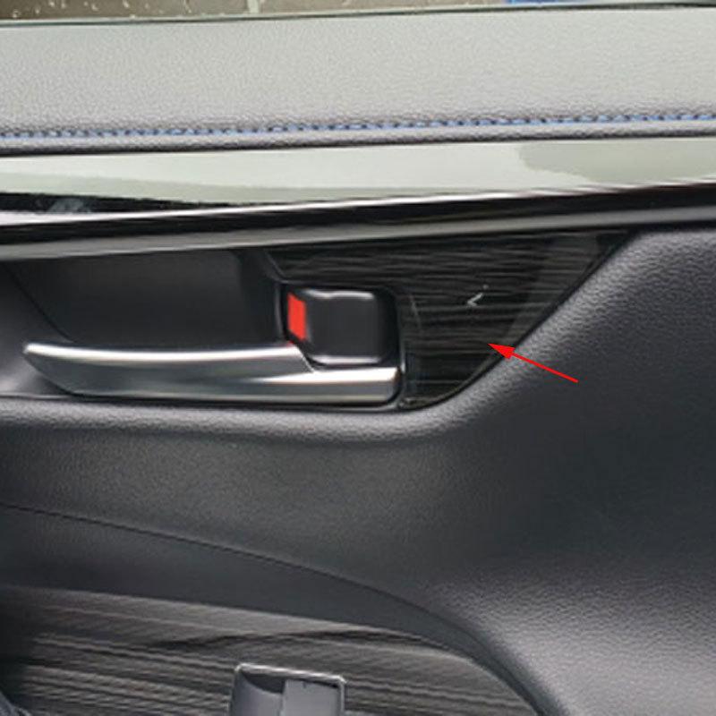 Interior Door Handle Cover Trim for Toyota Rav4 Rav 4 Xa50    Metal Garnish Car Accessories 4 Pcs