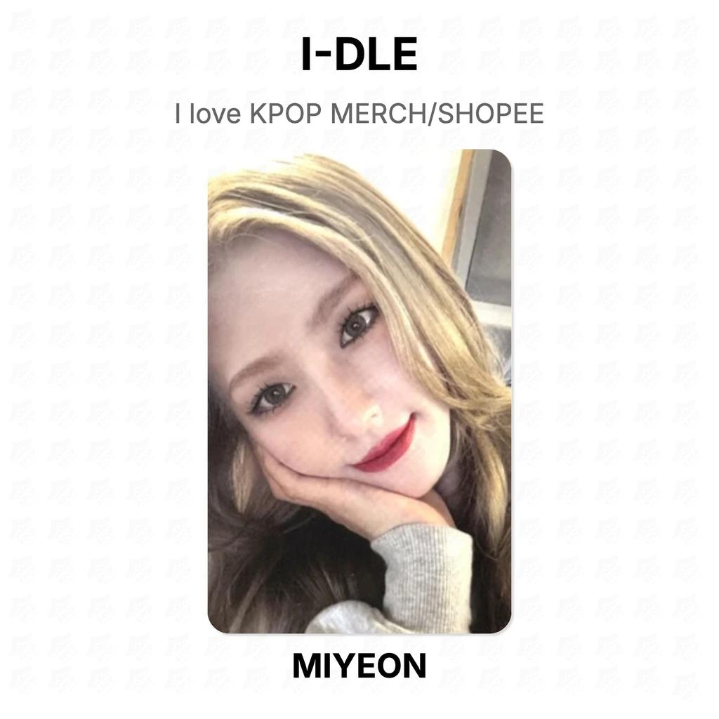 I-DLE אני אוהב/ת KPOP MERCH/SHOPEE קארד צילום רשמי