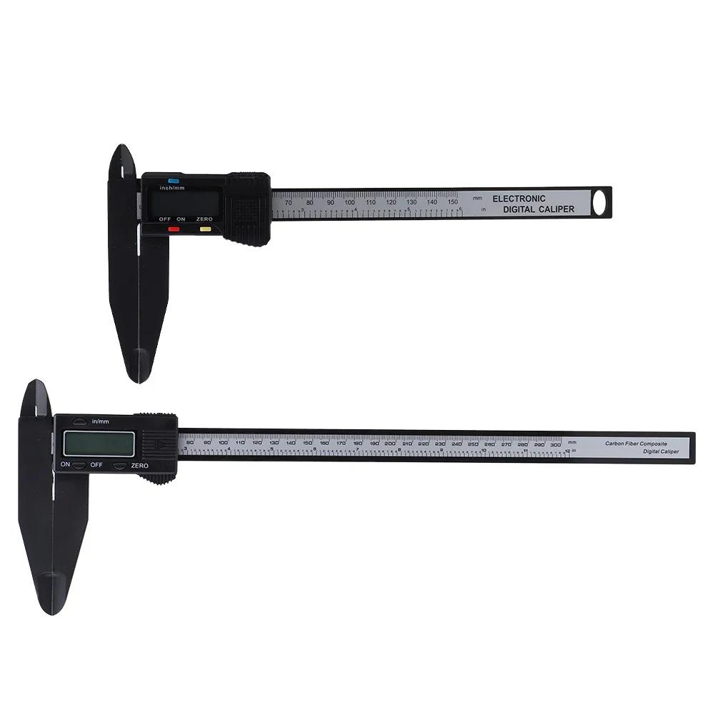 Caliper Measuring Tool Electronic Caliper Ruler 150mm/300mm Digital Electronic Caliper Carbon Ruler with Long Jaw Measuring Tool