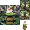 Playful Gnome Bird Feeder Beautiful Outdoor Ornament Great For Garden Landscaping