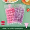 Self-Sealing Passion Fruit Ice Cube Molds - Disposable Freezer Bags