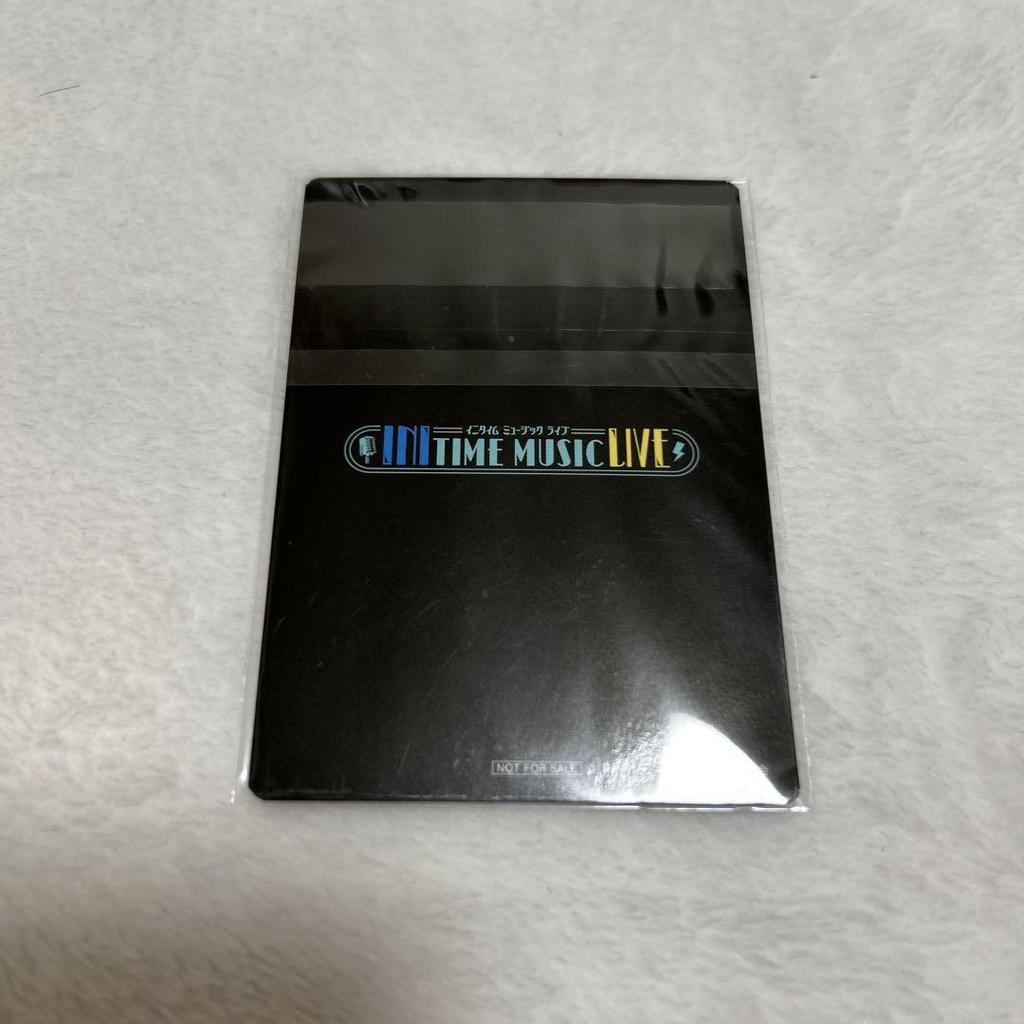 [USED] INI INITIME MUSIC LIVE Trading Card Takatsuka Taimu