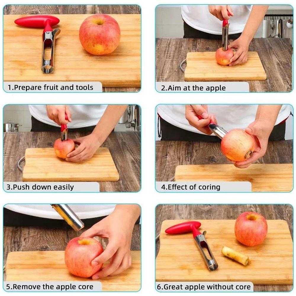 Apple Corer – Snadno použitelný odolný odstraňovač jader Apple Corer