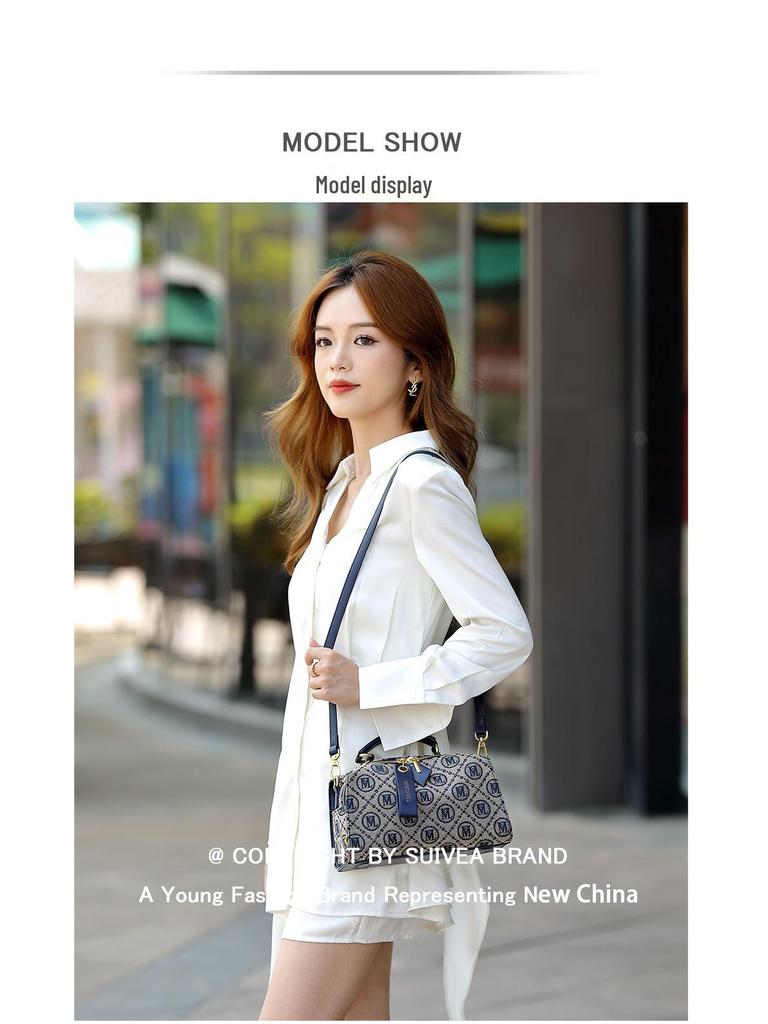Autumn/Winter Luxury Crossbody Box Bag - Versatile, Casual Boston Pillow Handbag