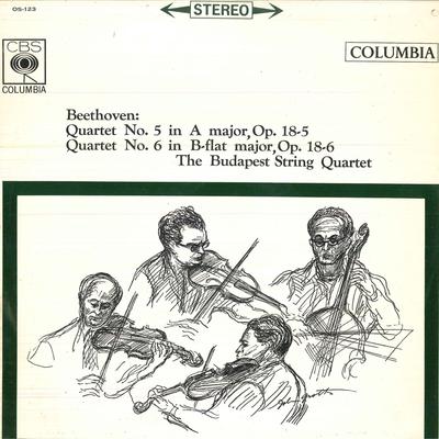 LP deska STŘEDNÍ KVARTETY, BUDAPEŠŤSKÝ STRINGOVÝ KVARTET - Beethoven/Kvartet č. 5 A dur O OS123 COLUMBIA 1963 Japonsko Klasická hudba Použitá