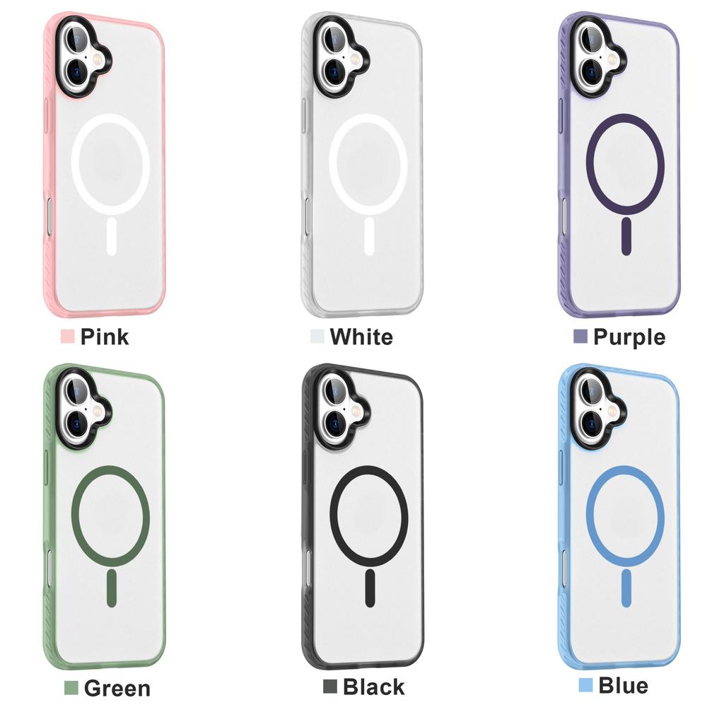 The New Product Is Suitable For Apple 16Promax Magnetic Mobile Phone Case 15 Airbag Anti-Drop Mobile Phone Case 13Pro.