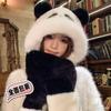 Winter Knit Trapper Hat Fleece Lined Thickened Earflap Beanie Windproof Warm Cold Weather Cap