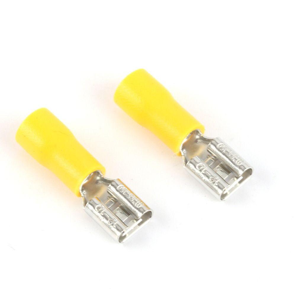100PCS FDD5.5-250 Female Quick Disconnects 4-6mm² Electrical Crimp Terminal